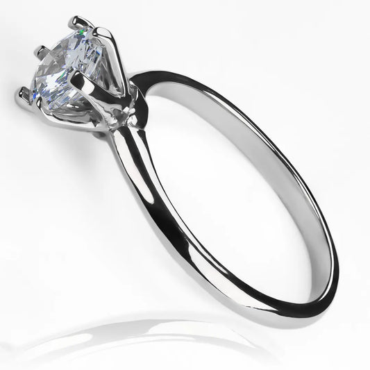 Anillo de compromiso TY 6 JC, fabricado en Joyería Caracas, elaborado en oro 18k de la más alta calidad, con certificado de garantía de por vida.