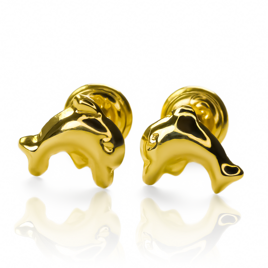 Descubre la elegancia y exclusividad con nuestros Topitos Delfín M de Joyería Caracas. Hechos con Oro 18K y una garantía para toda la vida, estos topitos son un símbolo de lujo y sofisticación. Haz una declaración de estilo con estos exquisitos topitos que te acompañarán por siempre.