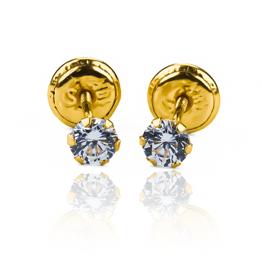 Introduce elegancia y distinción a tus atuendos con los Topitos Gema 6 uñas en Oro 18K de Joyería Caracas. Con un diámetro de 4.5mm, estos topitos añaden un toque de lujo a cualquier conjunto. Con garantía para toda la vida, invierte en el mejor estilo para siempre.