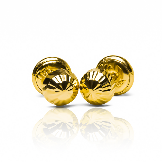 Topitos Media esfera diamantada #5. Hecho de oro 18K de alta calidad, esta joyería de Caracas se convertirá en su pieza favorita. Con una garantía para toda la vida, disfrutará de su belleza por siempre.