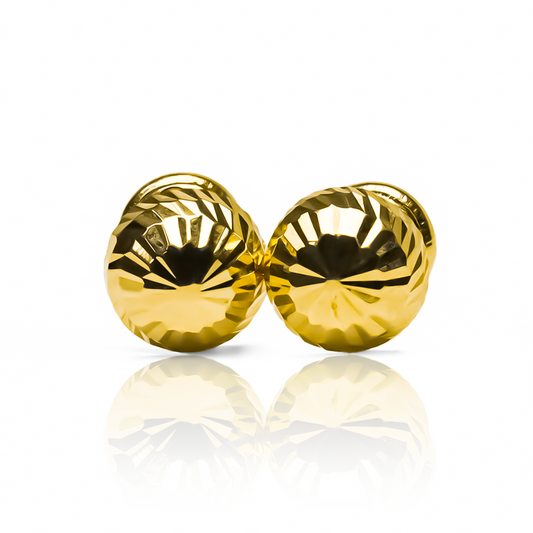 Topitos Media esfera diamantada #7. Hecho de oro 18K y con la garantía de vida de Joyería Caracas, este prestigioso diseño es una inversión para toda la vida. Añade un toque de elegancia a cualquier atuendo con esta exclusiva pieza.