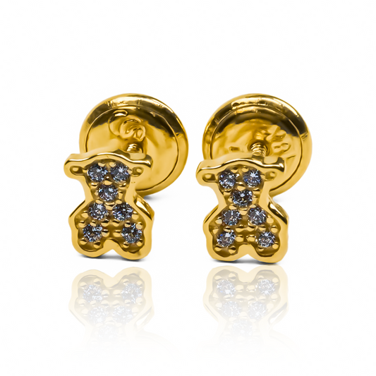 Disfruta de la elegancia y estilo con nuestro collar Topitos Ositos cristales S de Oro 18K. Hecho por Joyería Caracas, este collar no solo es hermoso, sino que también viene con una garantía de por vida para asegurar que siempre estés satisfecho con tu compra. Haz una declaración de lujo que durará para siempre.