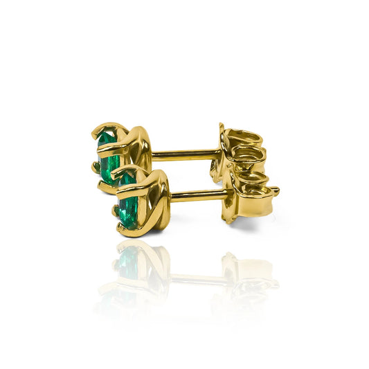 Topitos Silent Spin Rectangular, elaborada en oro 18 quilates por Joyería Caracas, cuenta con una garantía para toda la vida, asegurando la calidad y durabilidad de tu compra.