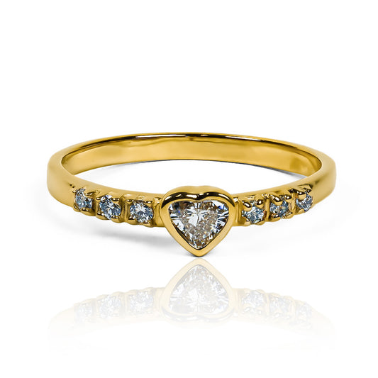 Anillo de compromiso Coeur Diamonds es el regalo perfecto para expresar tu amor eterno. En Joyería Caracas y elaborado en oro 18 k, cuenta con un certificado de calidad y garantía para toda la vida.