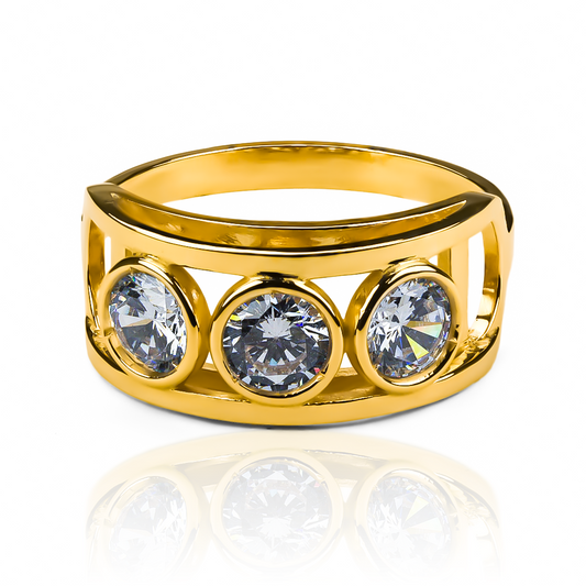 Anillo Brooklyn Bridge JC. Elaborado con oro 18k por la Joyería Caracas, este anillo es una pieza de arte que representa la fuerza y la belleza del icónico puente. Con una garantía de por vida Bridge JC. Elaborado con oro 18k por la joyería Caracas, este anillo es una pieza de arte que representa la fuerza y la belleza del icónico puente. Con una garantía de por vida