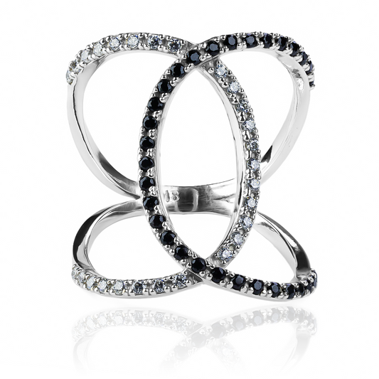 Anillo CC ring. Joyería Caracas con oro 18k de la más alta calidad, con garantía para toda la vida.