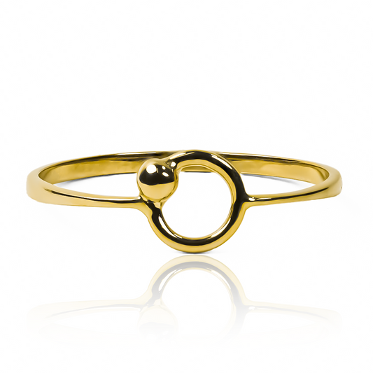 Anillo Circle of Life Ring es la Joyería Caracas perfecta para cualquier ocasión. Hecho con elegante oro 18k, este anillo simboliza la eternidad y viene con una garantía de por vida.