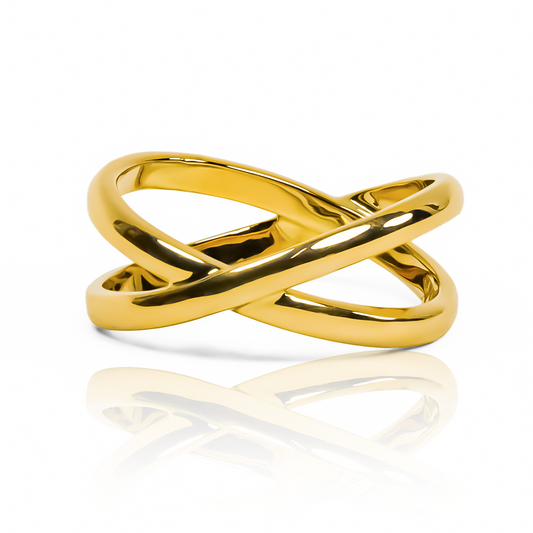 Anillo double ring de Joyería Caracas es un elegante símbolo de lujo y exclusividad. Hecho con oro 18k de la más alta calidad y con garantía para toda la vida.