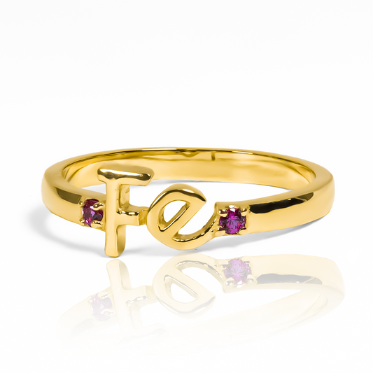 Anillo faith. Hecho de oro 18k de la más alta calidad, es un tesoro de Joyería Caracas que te brindará alegría y sofisticación cada vez que lo uses. Con garantía para toda la vida.