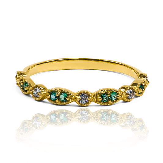 Anillo funcy eye II de Joyería Caracas está hecho con oro 18k de la más alta calidad. Su durabilidad de por vida lo convierte en una inversión valiosa.