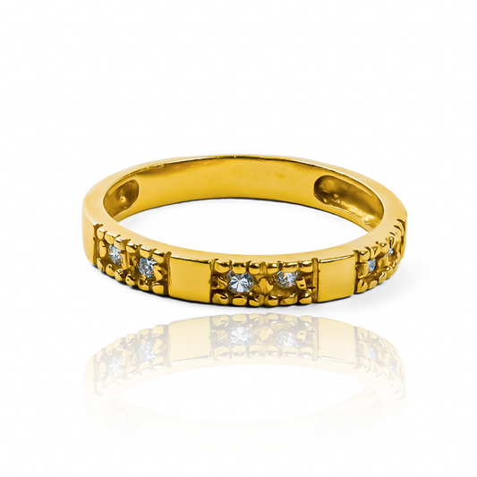Anillo Pisargolla Raff Lover diamond de Joyería Caracas en oro 18k. Con garantía de por vida.