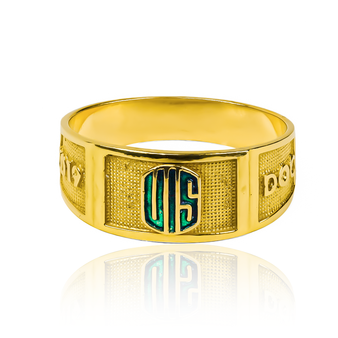 Anillo de grado tipo argolla UIS Joyeria Caracas