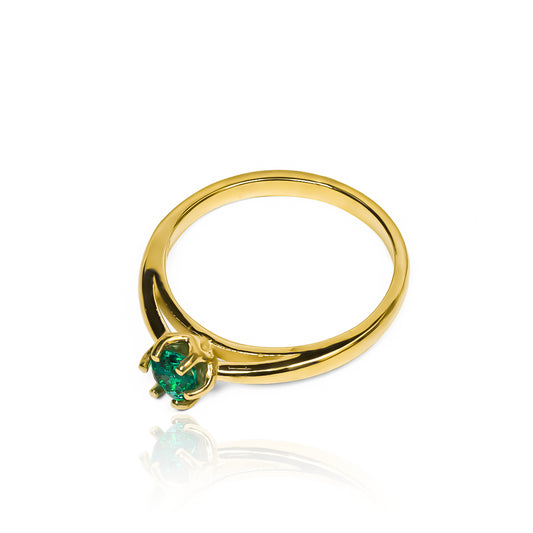 Anillo love tunnel II Emerald