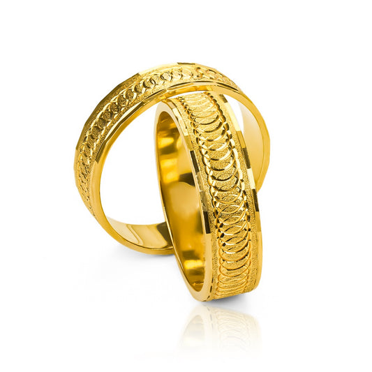 Argollas de Matrimonio Endless Love, elaboradas en oro 18k, cuentan con un certificado de calidad y garantía de por vida.