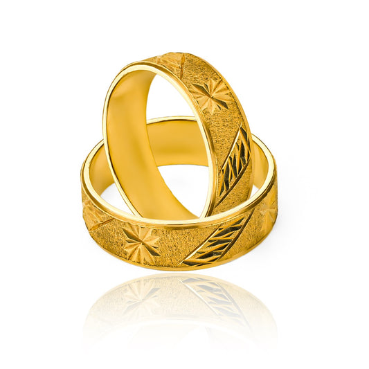 Argollas de matrimonio Gly Forever, fabricadas en oro 18 quilates por Joyería Caracas, cuentan con un certificado de autenticidad y una garantía de por vida.