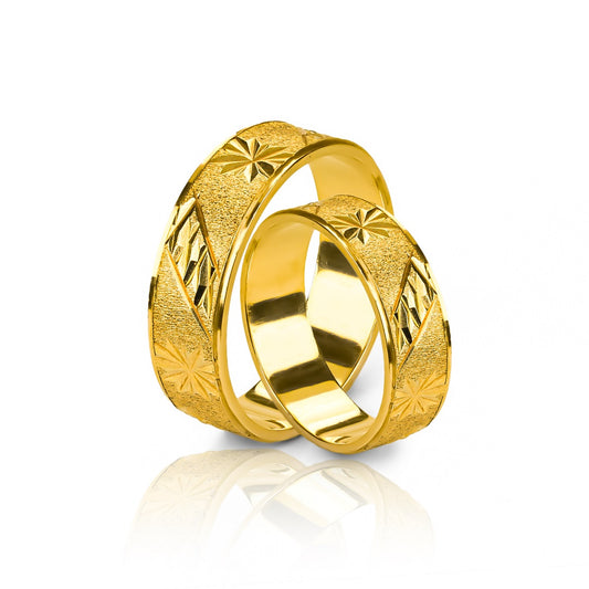 Argollas de matrimonio Gly Forever, fabricadas en oro 18 quilates por Joyería Caracas, cuentan con un certificado de autenticidad y una garantía de por vida.