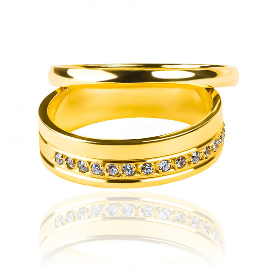 Argollas de matrimonio Little Warrior I, fabricados en oro 18k de Joyería Caracas, viene con un certificado de autenticidad y garantía.