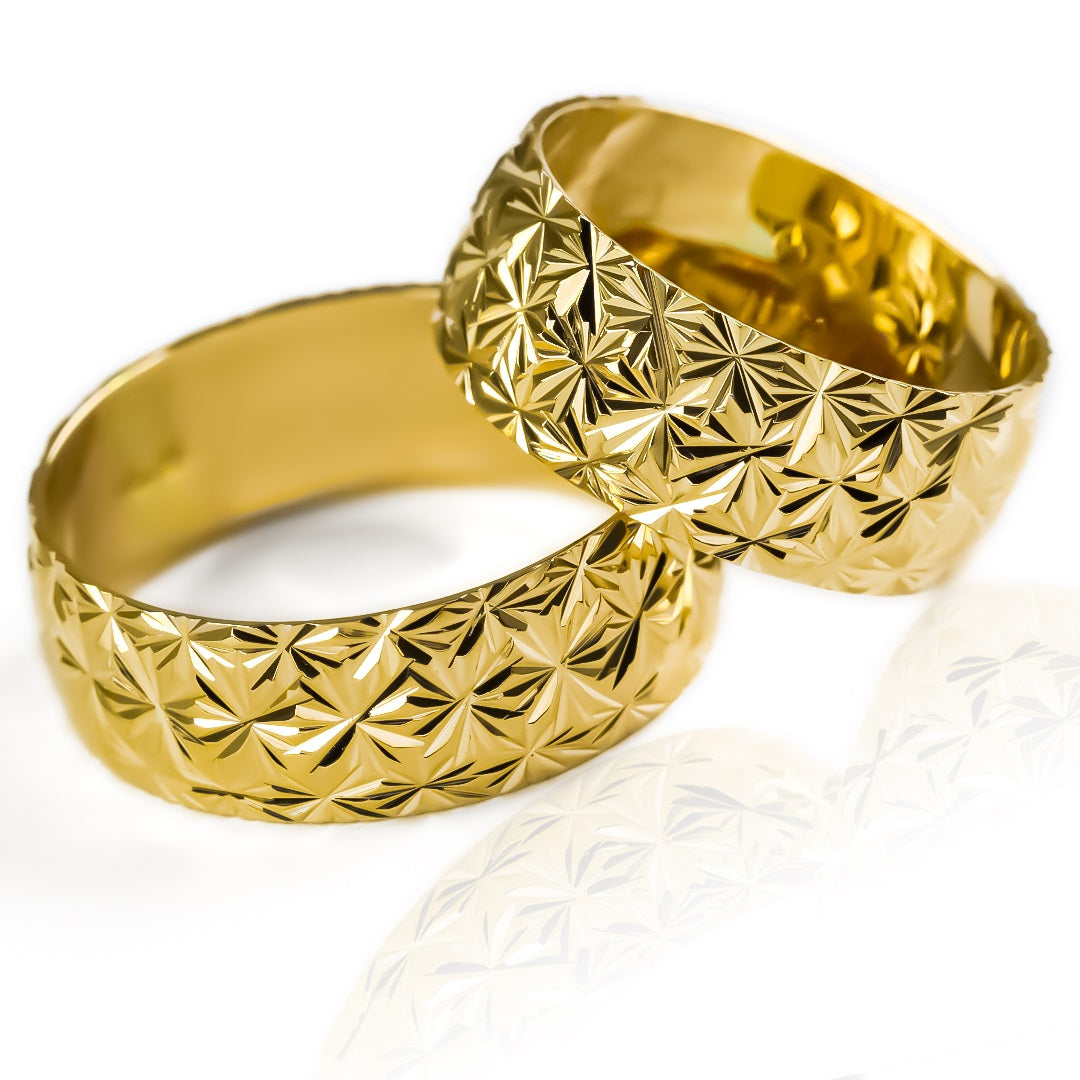 Argollas de matrimonio lluvia de estrellas Joyeria Caracas