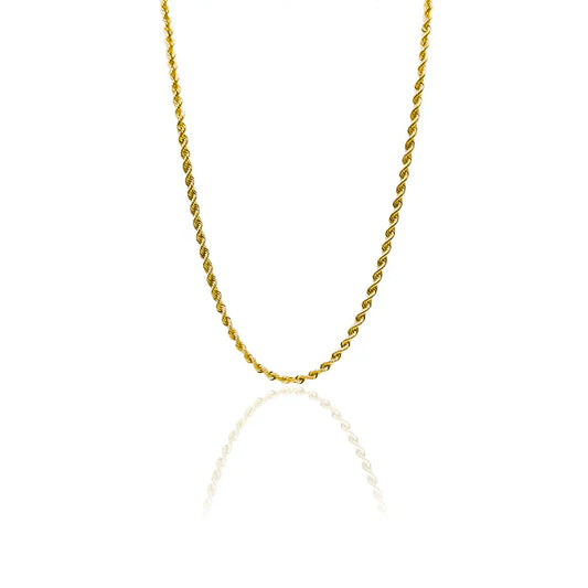 Cadena lazo M40 P, una joya exclusiva de la Joyería Caracas. Hecha con el lujo del oro de 18k, esta cadena es elegancia y estilo en una sola pieza. Con garantía para toda la vida.