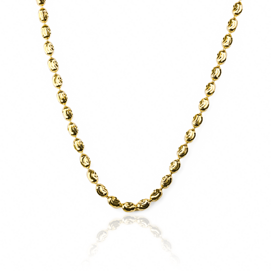 Cadena militar 45 F I de Joyería Caracas. Hecha de oro 18k, esta cadena es garantía de durabilidad y sofisticación en toda tu vida.