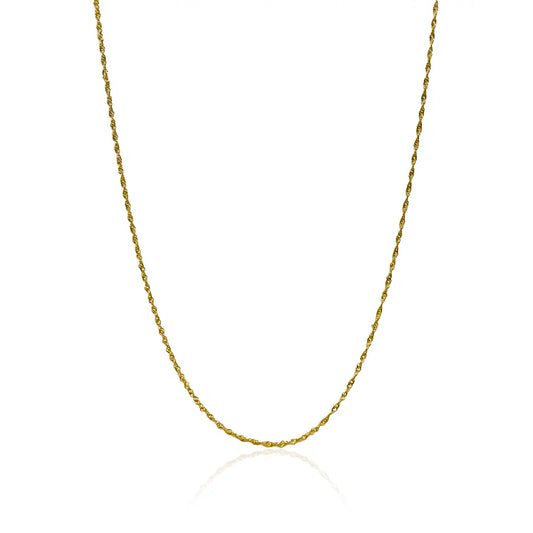 Cadena Singapur XS60 es una joya de oro 18k de alta calidad, con un diseño exclusivo de Joyería Caracas. Con garantía de por vida.