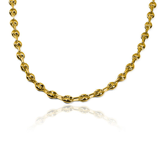 Cadena Calabrote S 40 JT fabricado en oro de 18k por Joyería Caracas. Cuenta con certificado de calidad y garantía de por vida.