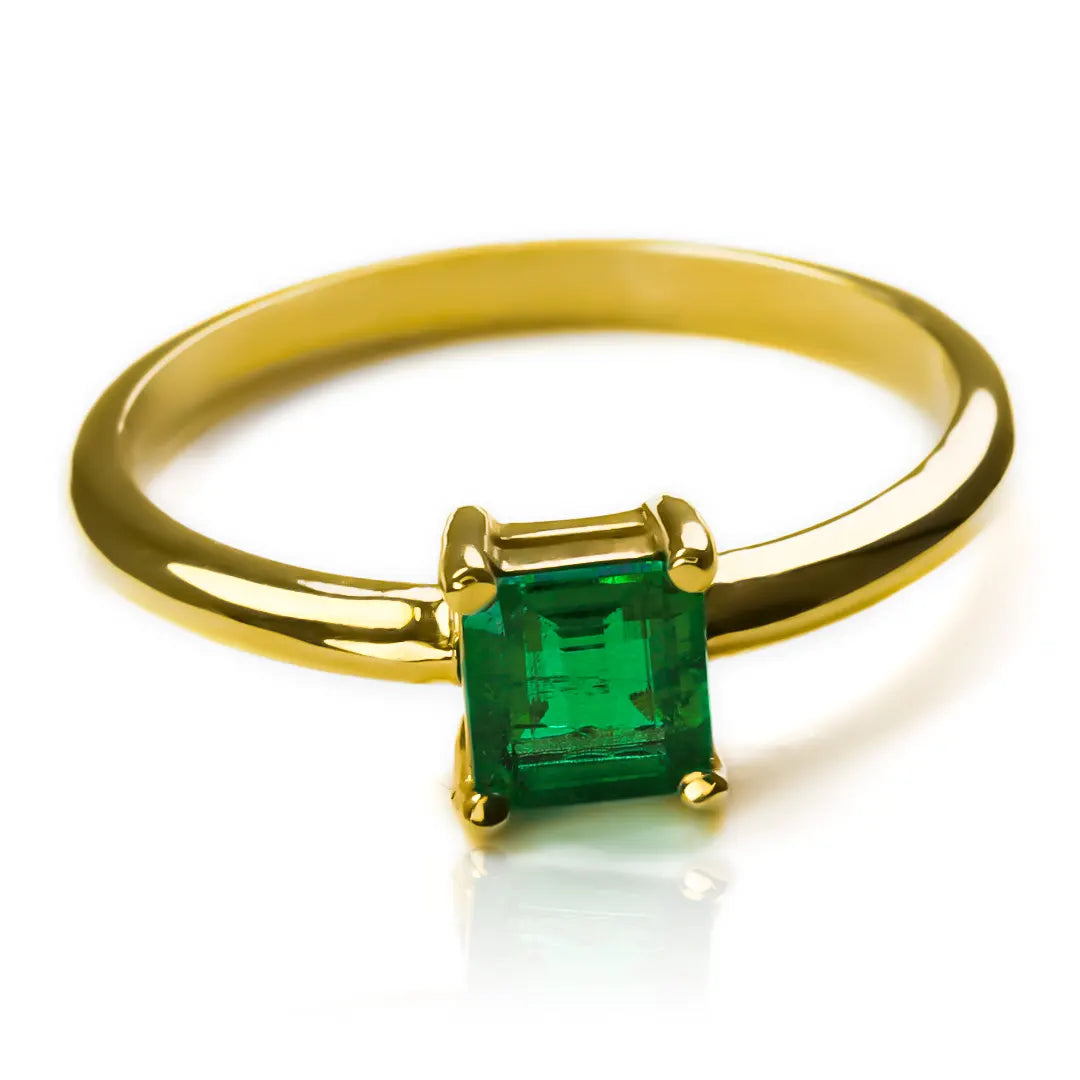 Anillo Esmeralda Colombiana Anillo De Esmeralda Colombiana Anillo