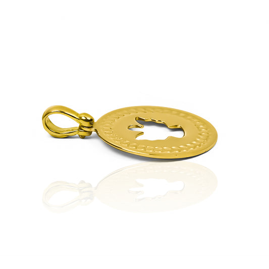 Dije Placa silueta angelito I