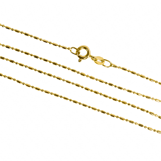 Cadena Stick & Sphere 45 I de Joyería Caracas. Hecha con oro 18k de calidad y con garantía de por vida.