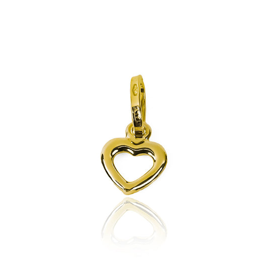 Dije de corazón de oro 18k de Joyería Caracas, una expresión sublime de amor y estilo. Cuenta con garantía de por vida.