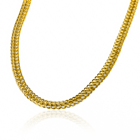 Cadena Saduza L 50 fabricada en oro 18k por Joyería Caracas cuenta con garantía de por vida.