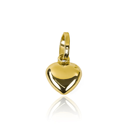 Dije de corazón de oro 18k de Joyería Caracas, una expresión sublime de amor y estilo. Cuenta con garantía de por vida.