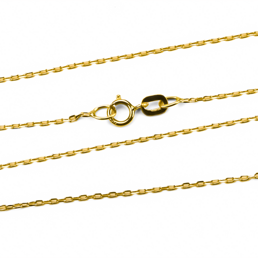 Cadena seguida skinny 50 I de Joyería Caracas. Hecha con oro 18k para una calidad excepcional, y ofreciendo una garantía de por vida.