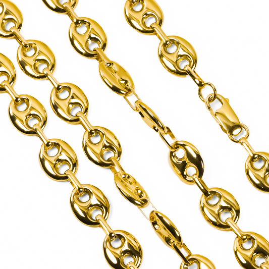 Cadena Calabrote L 60 JT de la Joyería Caracas está hecha en oro de 18k. Con su diseño único y materiales de alta calidad.