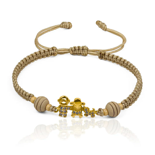 Pulsera Family dog. Hecha de Oro 18K y diseñada por Joyería Caracas, cuenta con garantía de por vida.