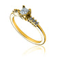 Anillo de compromiso Princess SS Diamond de Joyería Caracas. Confeccionado en oro 18 k de la más alta calidad y certificado de garantía de por vida.