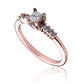 Anillo de compromiso Princess SS Diamond de Joyería Caracas. Confeccionado en oro 18 k de la más alta calidad y certificado de garantía de por vida.
