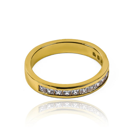 Anillo Cristal sin Fin, fabricado en Joyería Caracas en oro 18k y un certificado de calidad y garantía para toda la vida.