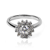 blue flower ring