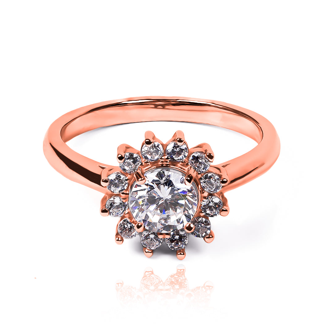 Anillo Blossom en oro de 18k de Joyería Caracas es una verdadera obra de arte. Cuenta con garantía y certificado de calidad de por vida.