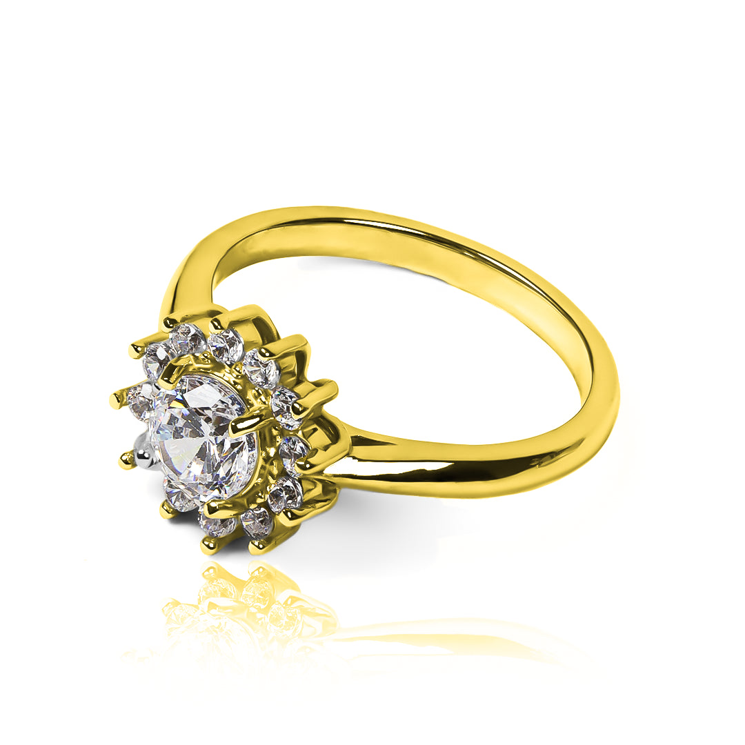 Anillo Blossom en oro de 18k de Joyería Caracas es una verdadera obra de arte. Cuenta con garantía y certificado de calidad de por vida.
