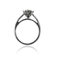 Anillo love tunnel Moissanita