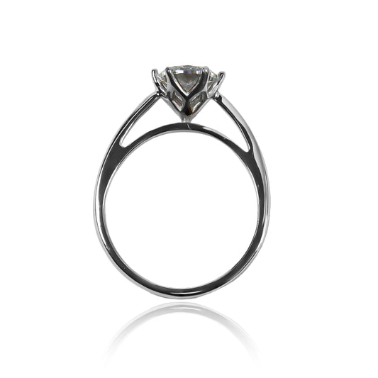 Anillo love tunnel Moissanita