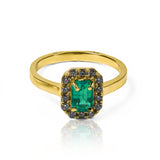 Anillo Lady Emerald garden (Pieza única)
