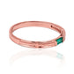 Anillo Rectangulaire III (Emerald), elaborado en oro 18 quilates por Joyería Caracas, cuenta con certificado de calidad y garantía de por vida.