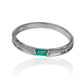 Anillo Rectangulaire III (Emerald), elaborado en oro 18 quilates por Joyería Caracas, cuenta con certificado de calidad y garantía de por vida.