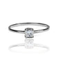 Anillo Silent Spin Cuadrado II Moissanita