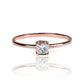 Anillo Silent Spin Cuadrado II Moissanita