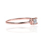 Anillo Silent Spin Cuadrado II Moissanita