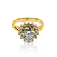 Anillo versalles Queen Moissanita 6.5mm
